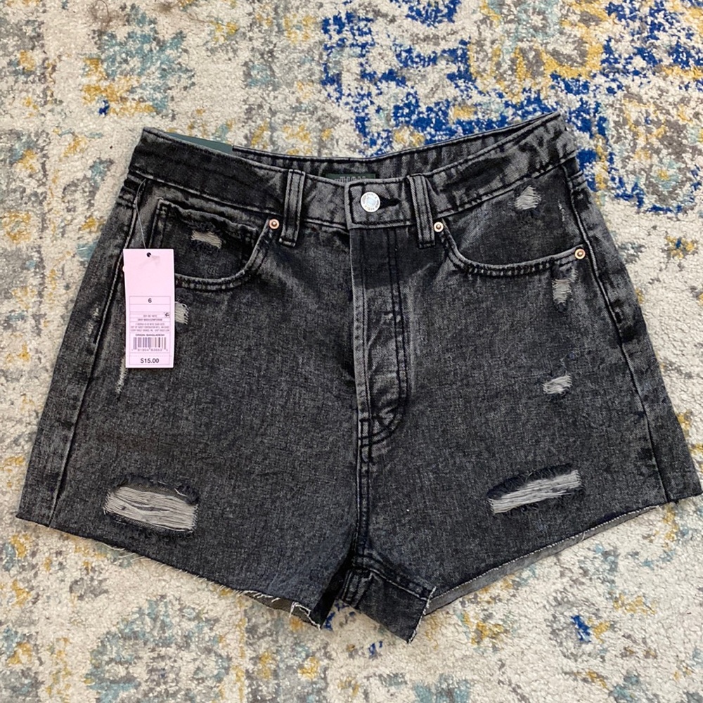 Women's Super-High Rise Cut-Off Jean Shorts - Wild Fable™ Gray Wash